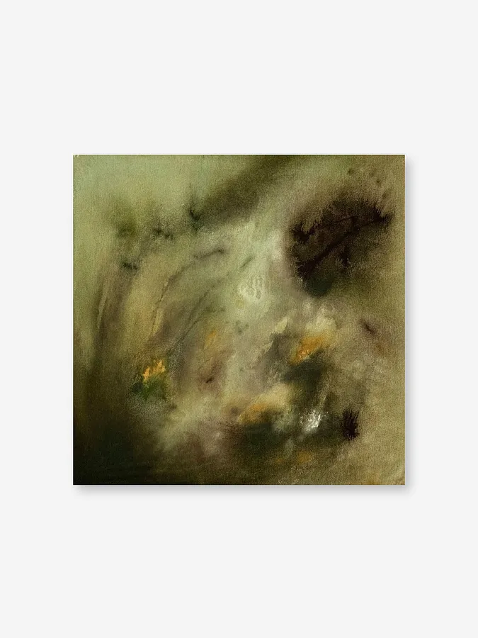 Image de Grounding par Anna Shkinder, taille : 60x60cm, fabriqué avec Acrylic on raw canvas, médium Abstract art, de Lutsk, faisant partie de la série There, where we feel good, au prix de $180