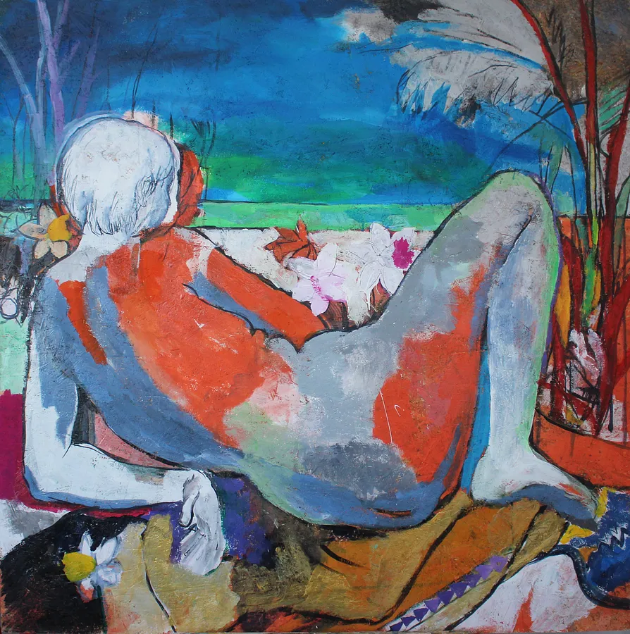 Imagen de Island de Artem Andreichuk, tamaño: 125 × 125 cm, hecho de oil on canvas, medio Painting
