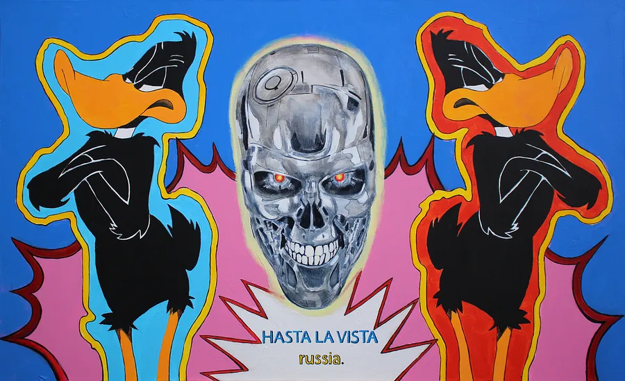 Imagen de Hasta La Vista russia de Artem Andreichuk, tamaño: 85 × 140 cm, hecho de acrylic on canvas, medio Painting