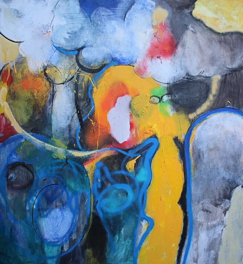 Imagen de Series clouds 2 de Artem Andreichuk, tamaño: 110 × 100 cm, hecho de oil on canvas, medio Painting