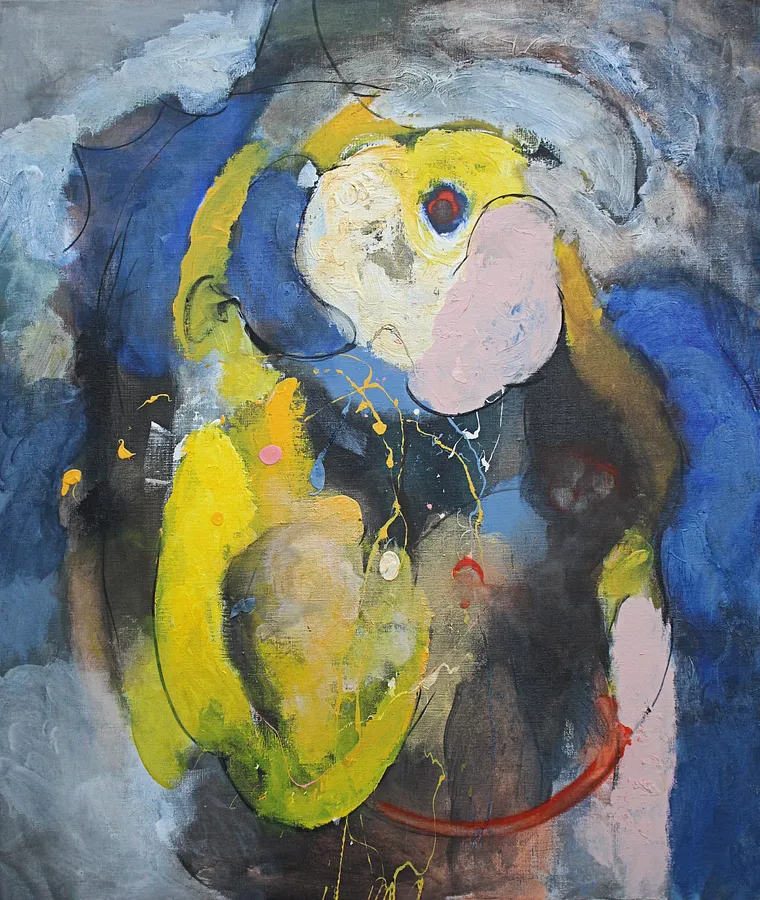 Image of Series Clouds by Artem Andreichuk, size: 100 × 85 cm, made of oil on canvas, Painting medium