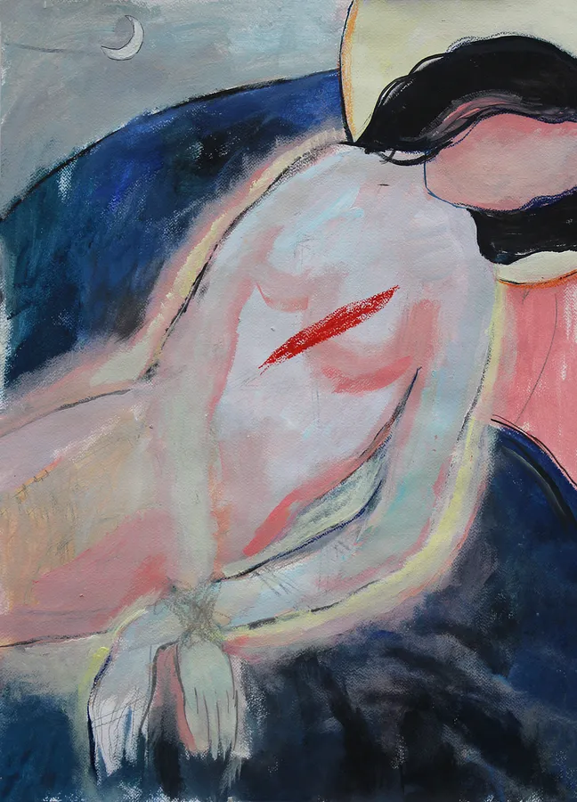 Imagen de Sain Bucha.  de Artem Andreichuk, tamaño: 70 × 50 cm, hecho de oil on canvas, medio Drawing