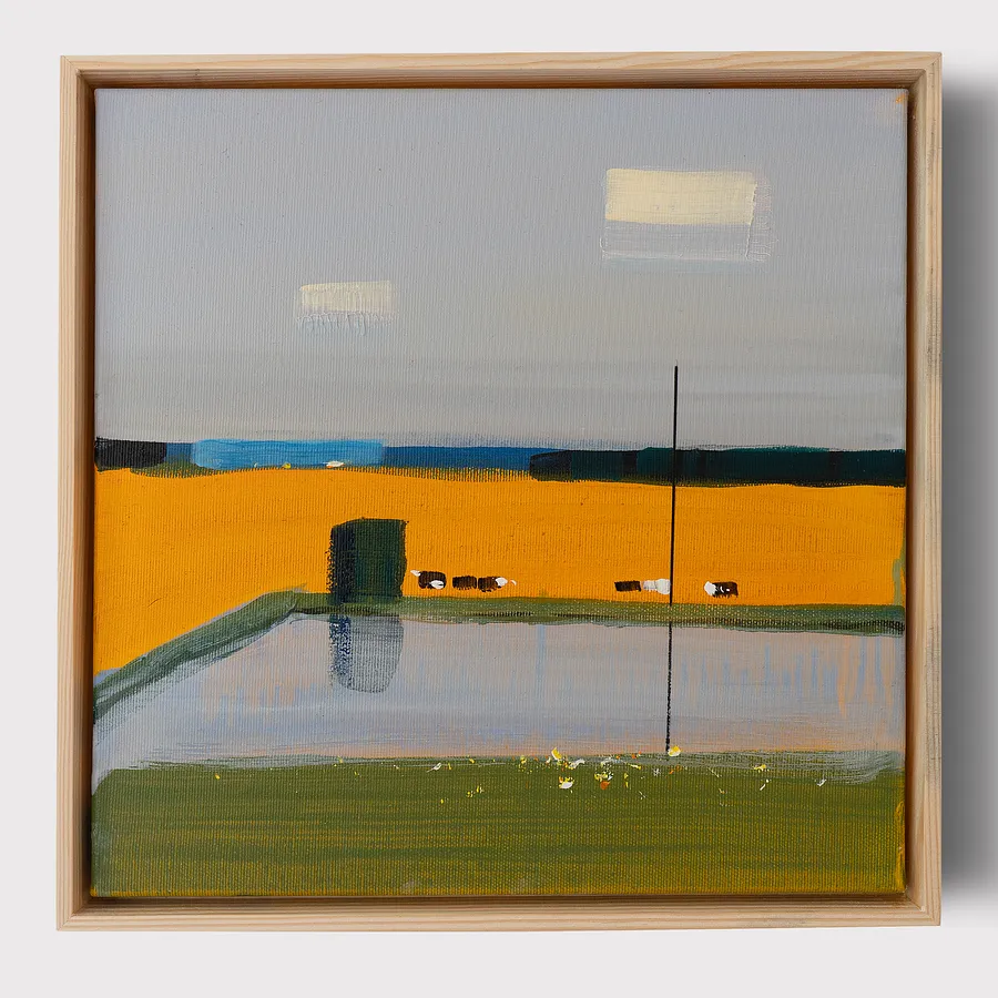 Immagine di Yellow meadow di Igor Nekraga, dimensioni: 30х30, materiali: Acrylic on canvas, medium: Pittura, città: Kyiv, serie: Acrylics, prezzo: $350