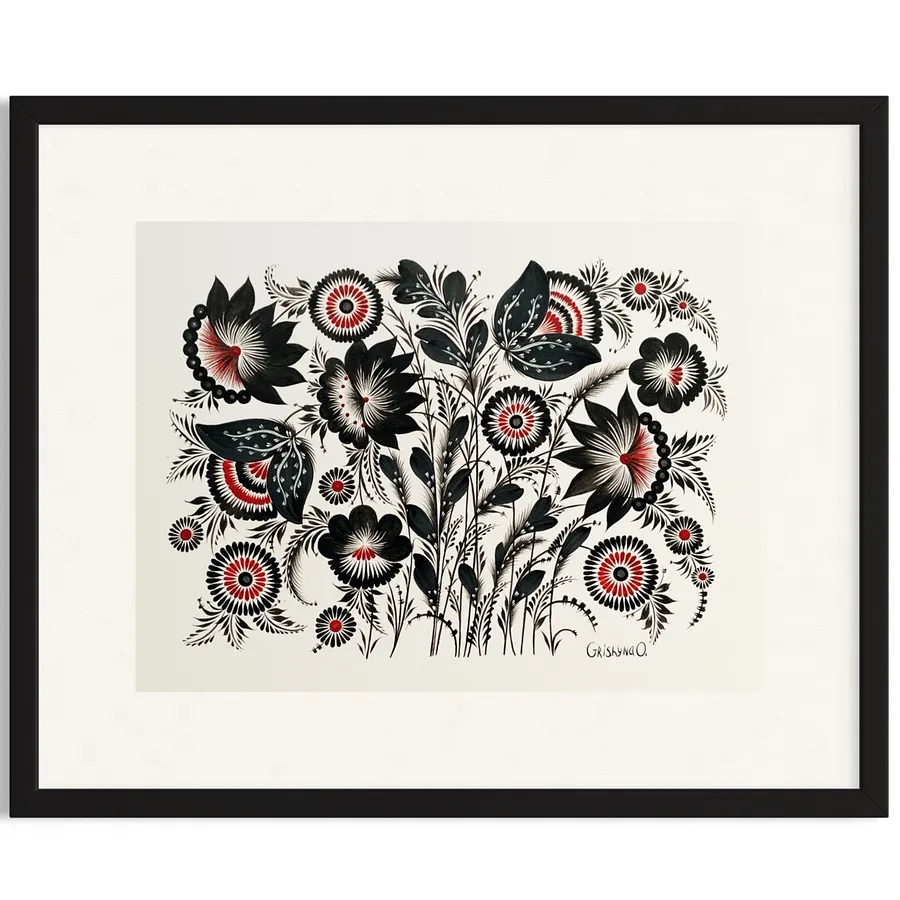 Image of The last breath by Olena Grishyna, size: 30х40 cm, made of acrylic/paper, Painting medium, from Germany, part of the Flowers of Remembrance series, priced at €250