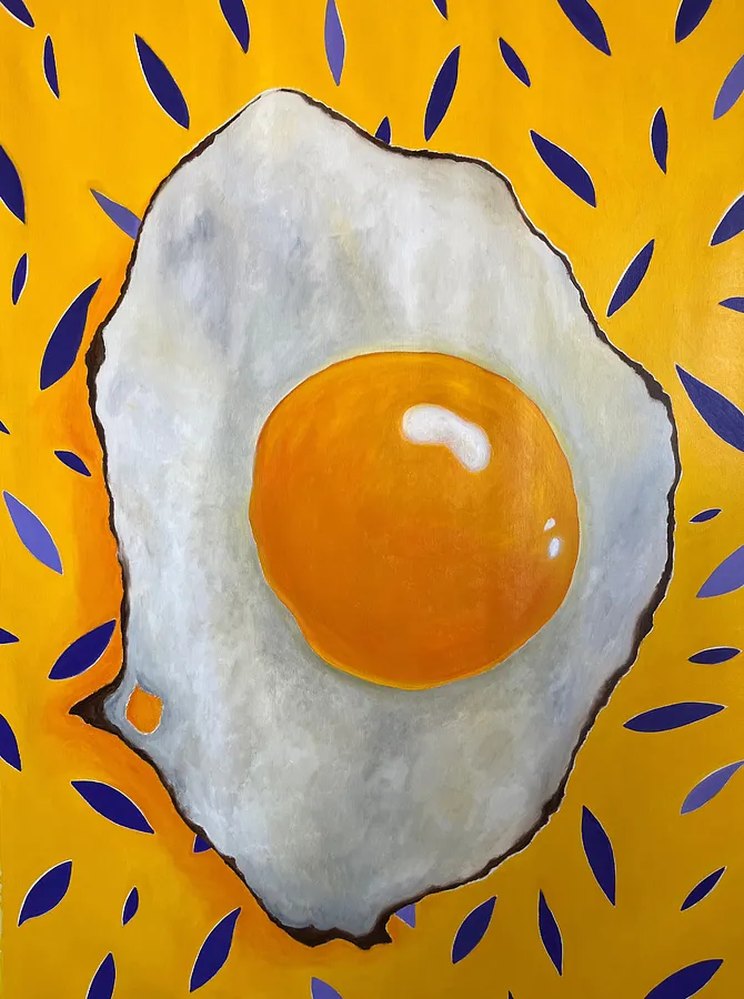 Image of Yellow by Soloninkina, size: 69*96, made of Oil, canvas, Painting medium