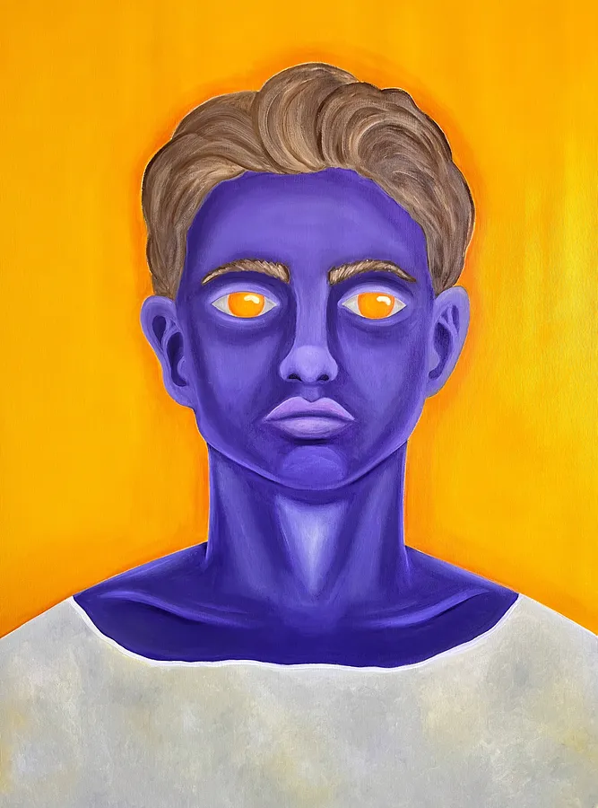 Obraz Purple autorstwa Soloninkina, rozmiar: 69*96, wykonany z Oil, canvas, medium Painting