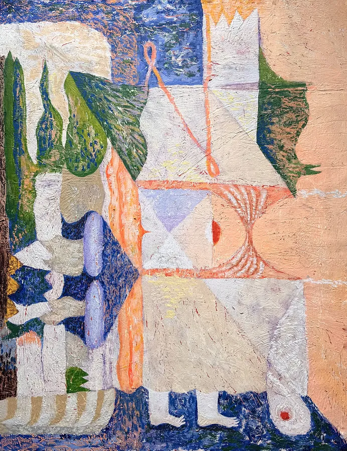 Image of Спогад, який я не проживала (свідомо) by Yulianna Verba, size: 70*55, Живопис medium, part of the Практика Присутності series