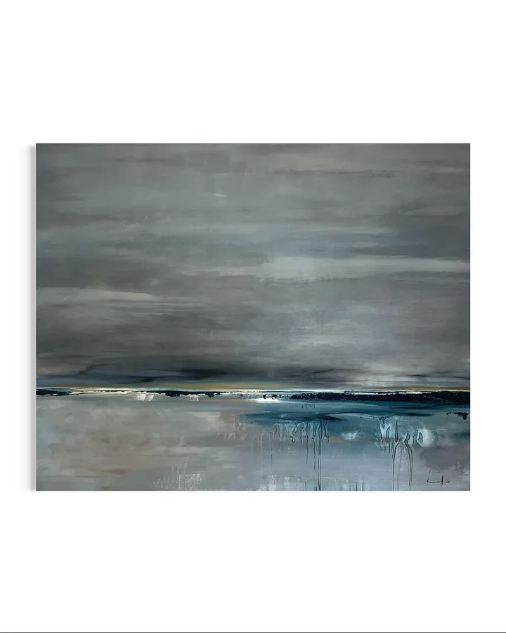 Image of Where it is quiet N.7 by Aliona Koroliova, size: 80x100, made of mixed media on canvas, Painting medium, from Kyiv, part of the Where it is quiet  series, priced at €900 (≈ 46,574 грн)