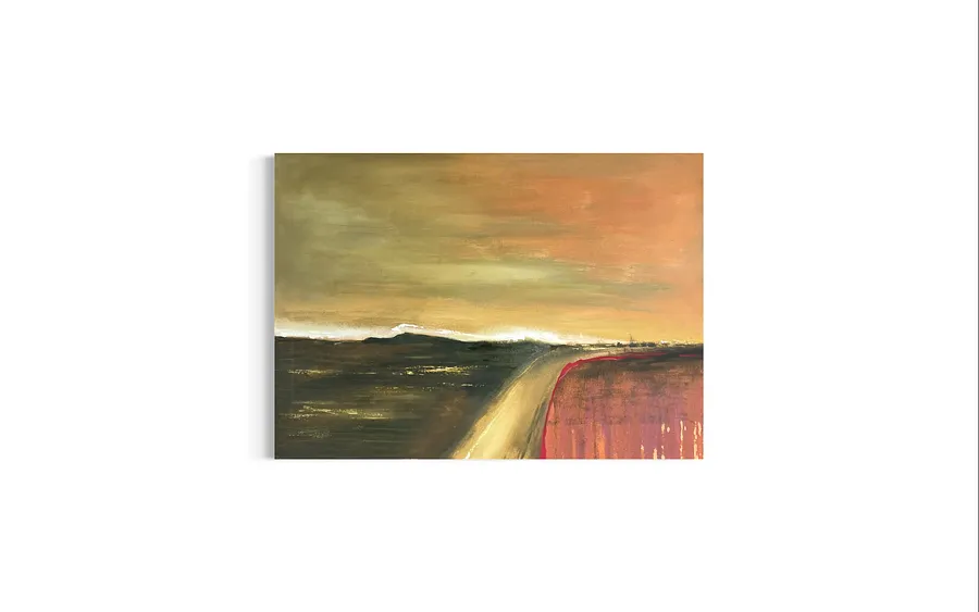 Image of Where it is quiet No. 3 by Aliona Koroliova, size: 50x70, made of mixed media on canvas , Painting medium, from Kyiv, part of the Where it is quiet  series, priced at €400 (≈ 20,700 грн)