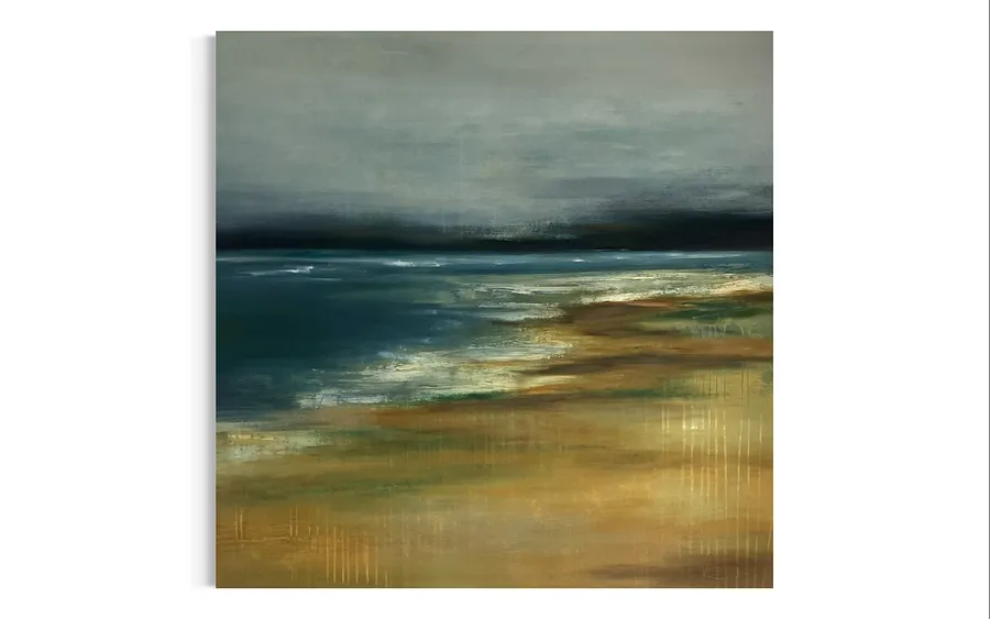 Image of Where it is quiet No.4 by Aliona Koroliova, size: 90x90, made of mixed media on canvas, Painting medium, from Kyiv, part of the Where it is quiet  series, priced at €900 (≈ 46,574 грн)