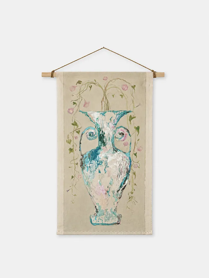 Image of Loutrophoros by Anna Shkinder, size: 60х120 сm, made of Acrylic on raw canvas, Vessels medium, from Lutsk, part of the Vessels series, priced at $300