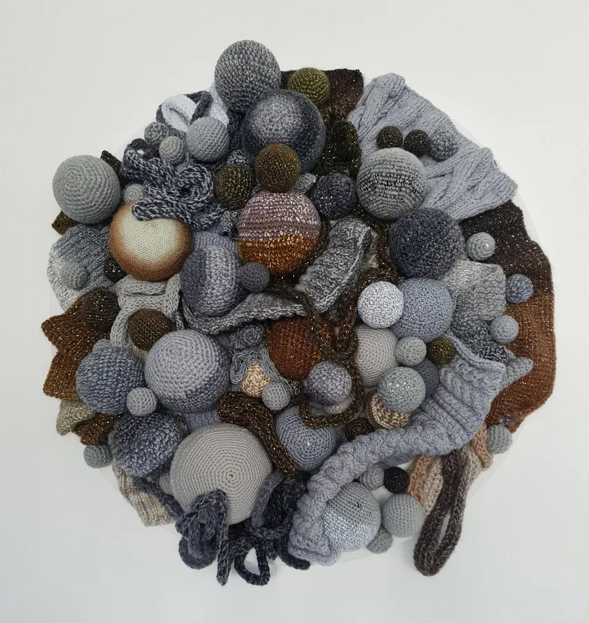 Image of Reserved madness 2 by Natalia Byrdina, size: 70 × 70 cm, made of Canvas, Works medium, priced at $1140
