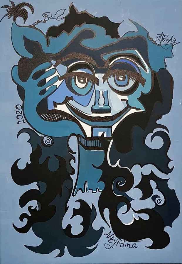Image de Family of Eccentrics (third of the quadriptych) par Natalia Byrdina, taille : 70 × 100 cm, médium Painting, au prix de $621