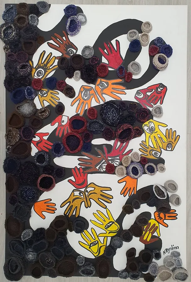 Image de The patient is always right, or words are not needed to understand par Natalia Byrdina, taille : 100 × 150 cm, médium Painting, au prix de $2120