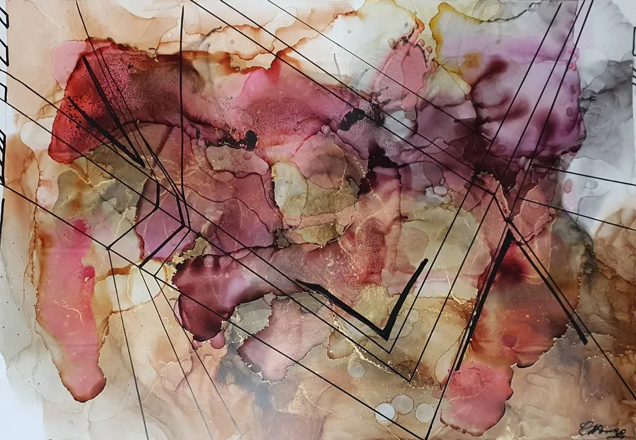 Image de Deceased House Plan par Natalia Byrdina, taille : 100 × 70 cm, médium Works, au prix de $1633