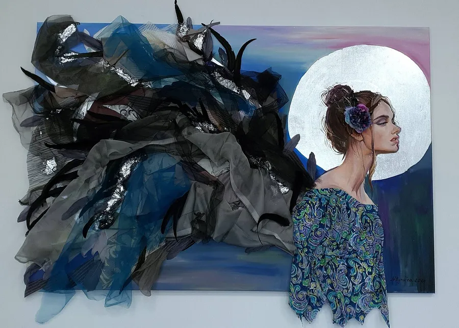 Imagen de Angel of Rejection de Natalia Byrdina, tamaño: 180 × 120 cm, hecho de Canvas, medio Painting, con un precio de $1949