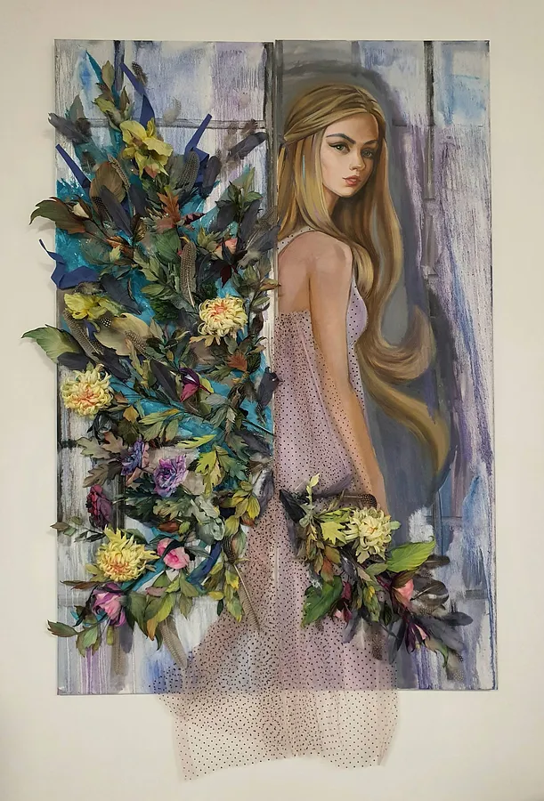 Immagine di Angel of youth di Natalia Byrdina, dimensioni: 110 × 165 cm, medium: Painting, prezzo: $3500