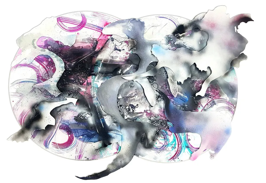 Immagine di Wrestling di Natalia Byrdina, dimensioni: 165 × 110 cm, medium: Painting, prezzo: $3180