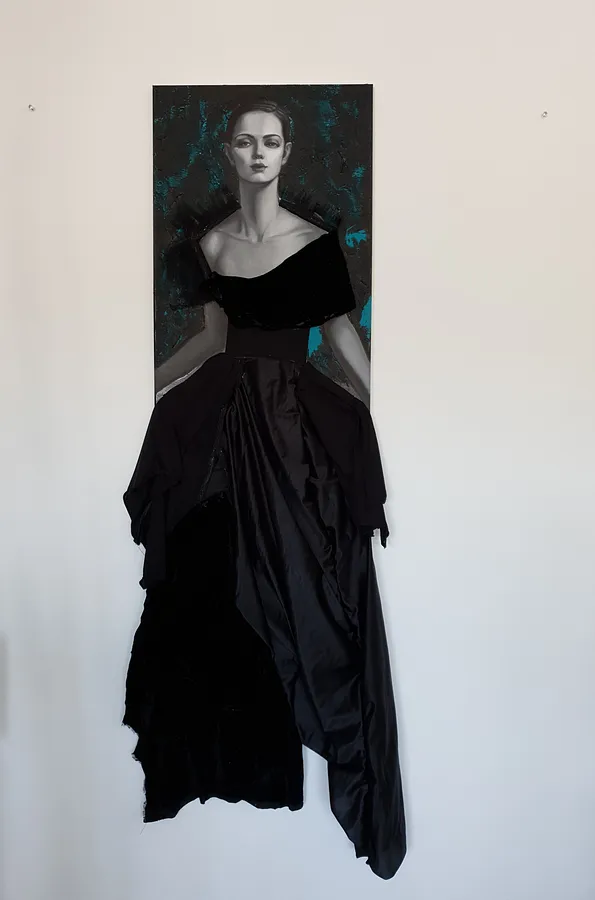 Obraz Way out of the darkness. Ukrainian Artist, Ukraine. autorstwa Natalia Byrdina, rozmiar: 165 × 55 cm, medium Painting