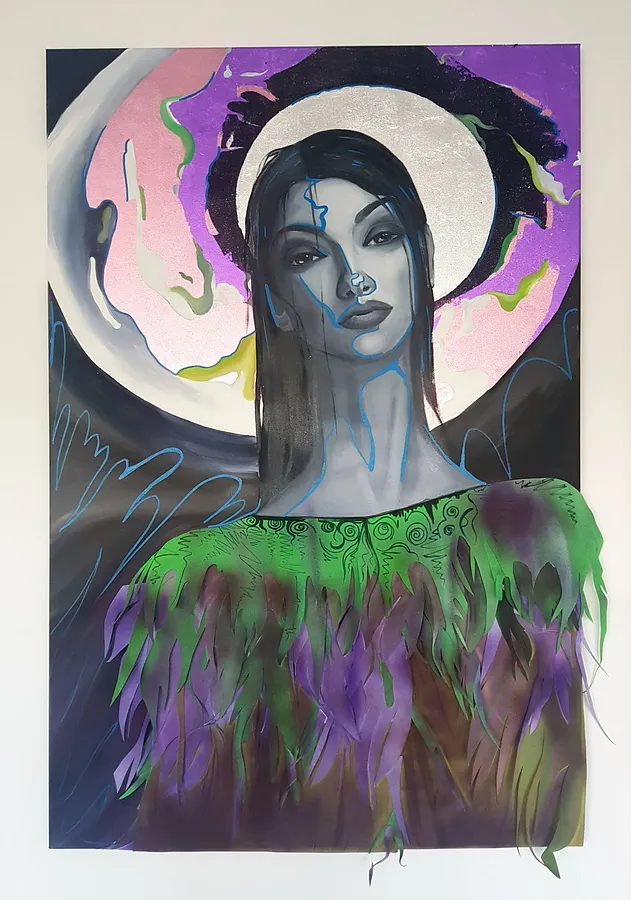 Immagine di Mrs. Sloth di Natalia Byrdina, dimensioni: 100 × 150 cm, medium: Painting, prezzo: $1433