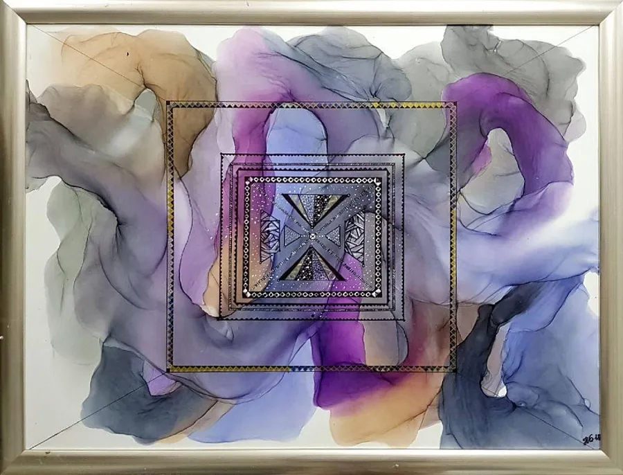 Bild von Feelings and Mind von Natalia Byrdina, Größe: 109 × 84 cm, Drawing Medium, zum Preis von $682