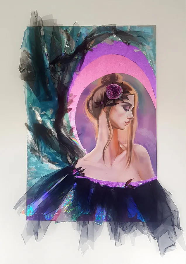 Immagine di Angel of tenderness di Natalia Byrdina, dimensioni: 100 × 150 cm, medium: Painting, prezzo: $1433
