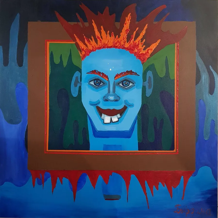 Immagine di Portrait in Portrait or Square Square di Natalia Byrdina, dimensioni: 100 × 100 cm, medium: Painting, prezzo: $900