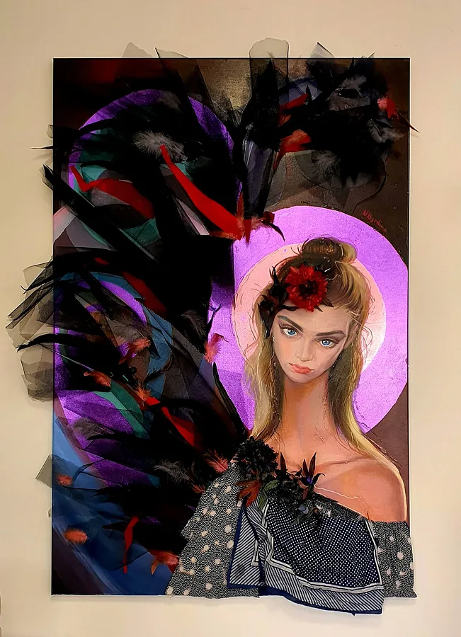 Immagine di Stubborn angel di Natalia Byrdina, dimensioni: 100 × 150 cm, medium: Painting, prezzo: $1433