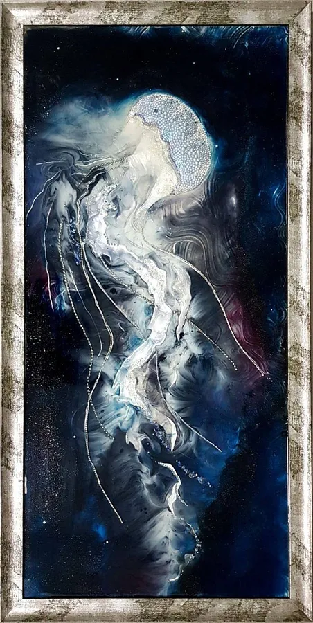 Immagine di Jellyfish di Natalia Byrdina, dimensioni: 63 × 125 cm, medium: Works, prezzo: $2380