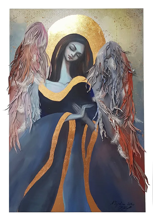 Immagine di Angel of silence di Natalia Byrdina, dimensioni: 100 × 150 cm, medium: Textile, prezzo: $1433