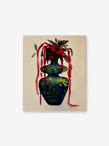 Image of Amaranth in a Wavy Vase by Anna Shkinder