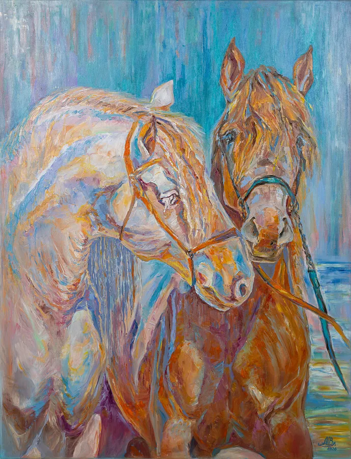 Immagine di "Harmony" di Vladyslava Shokha, dimensioni: 100 × 130 cm, medium: Painting, prezzo: Prezzo su richiesta