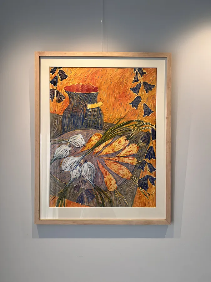 Image de Сезонне  par Solomiya Ortynska, taille : 50х65 см, médium Peinture, faisant partie de la série Про дім, au prix de $500