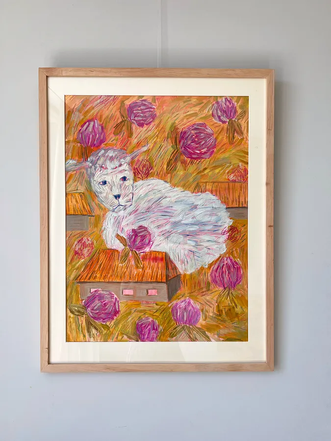 Image de Конюшинки par Solomiya Ortynska, taille : 50х65 см, médium Peinture, au prix de $500