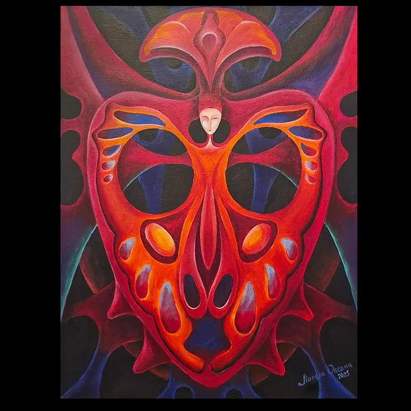 Imagen de Heart de Оксана Лопоха, tamaño: 60х80, hecho de Acrílico, medio Живопис, parte de la serie Фігури, con un precio de $1000