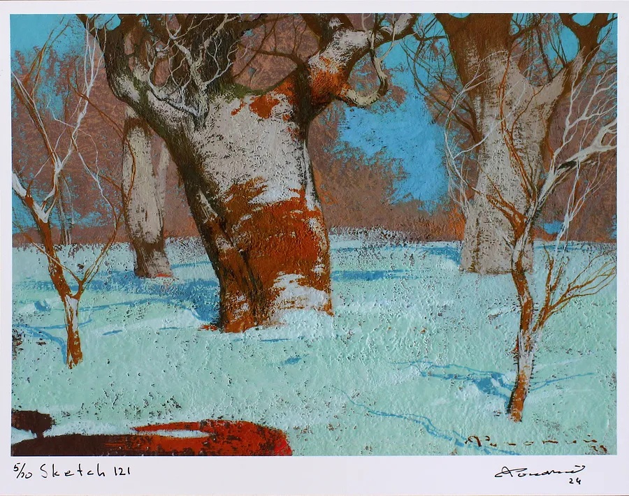 Image de Esquisse 121 par Artem Rohovyi, taille : 16x22 cm, fabriqué avec Canson Baryta 310 g/cm, médium Imprimer, au prix de $70