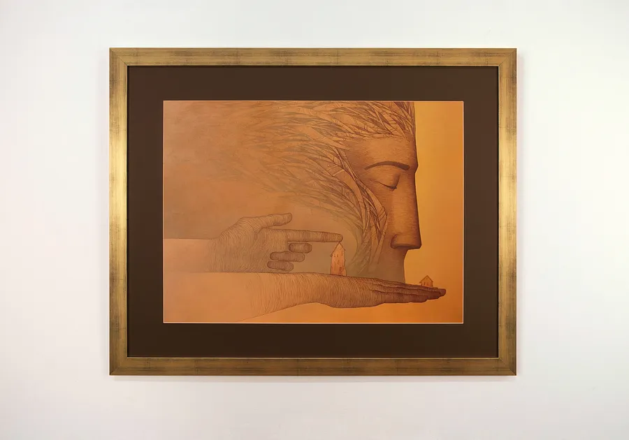 Image of Дім by Alexander Makohon, size: 110 х 90 см, Graphics medium, priced at $1200