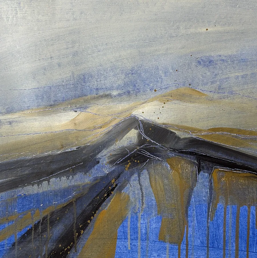 Image of New Stories / 11 by Helen Mount, size: 40 × 40 × 2 cm, made of acrylic on canvas, Painting medium