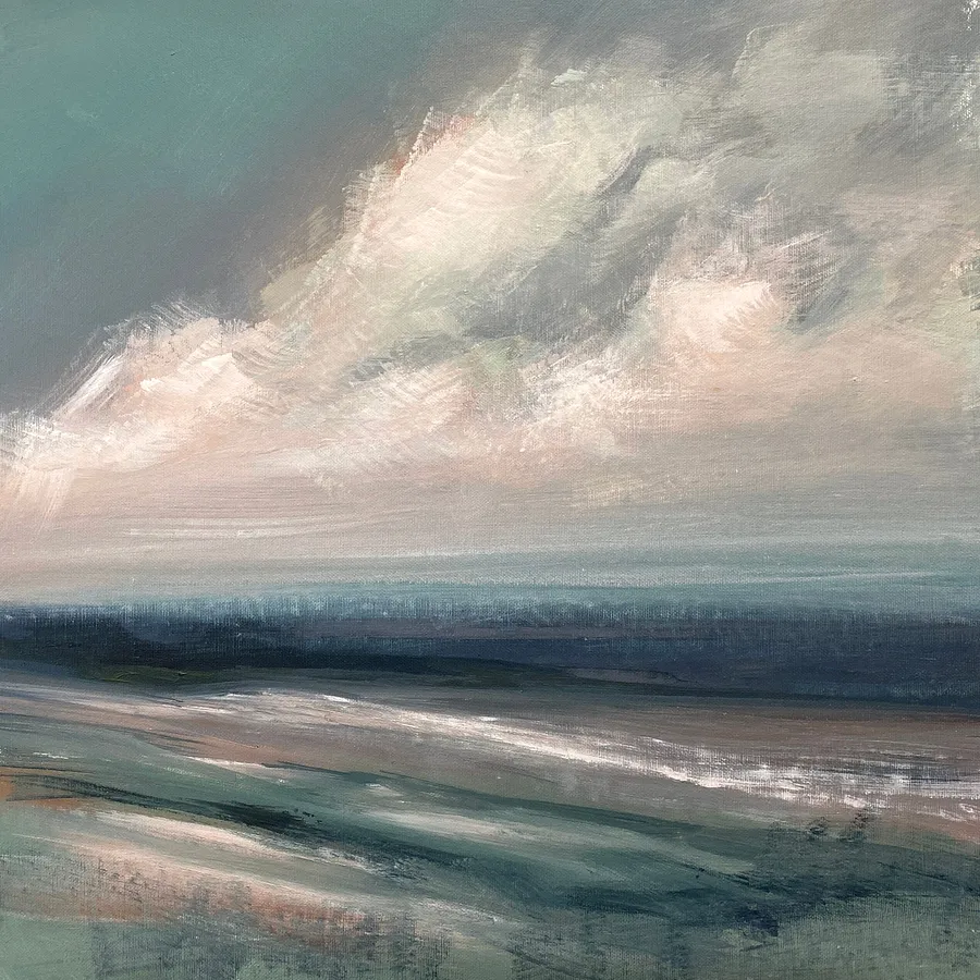 Immagine di Breathe Slowly/8 di Helen Mount, dimensioni: 40 × 40 × 2 cm, medium: Painting