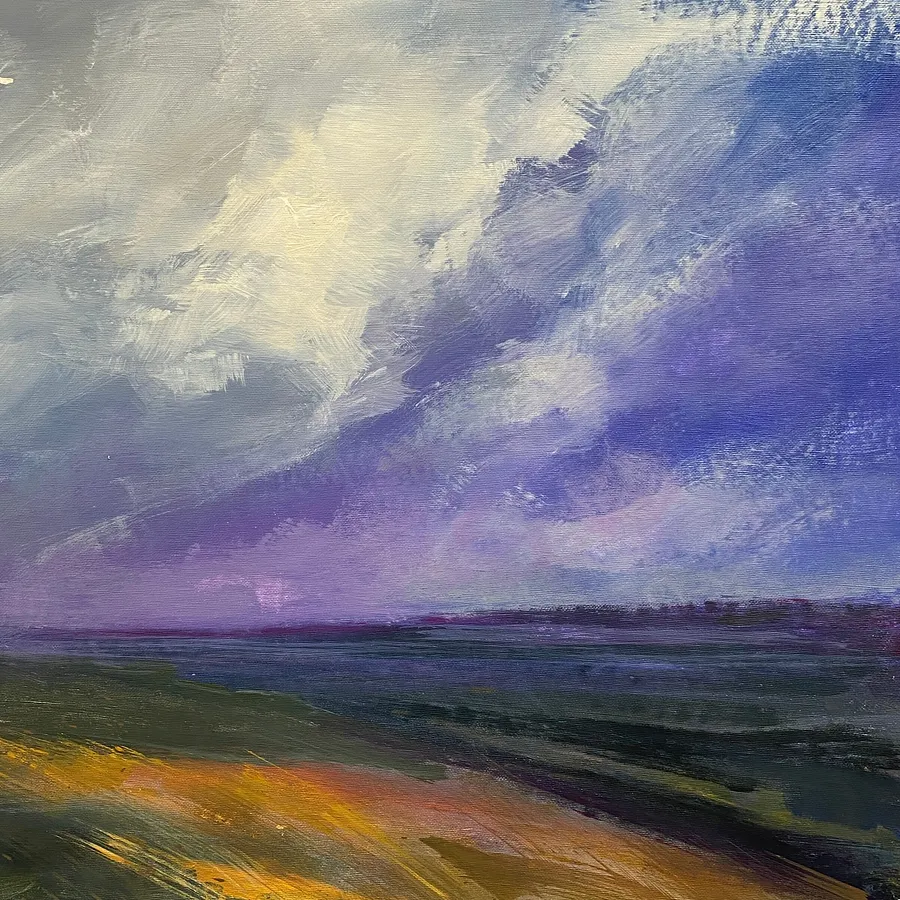 Immagine di Breathe Slowly/7 di Helen Mount, dimensioni: 40 × 40 × 2 cm, medium: Painting