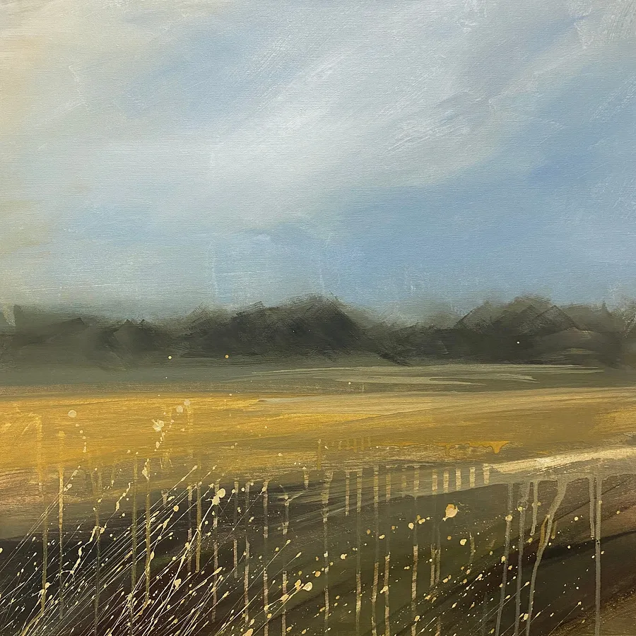 Immagine di Autumn Talks/10 di Helen Mount, dimensioni: 60 × 60 × 2 cm, medium: Painting