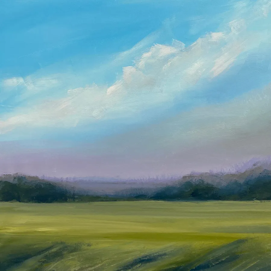 Immagine di Breathe Slowly/17 di Helen Mount, dimensioni: 40 × 40 × 2 cm, medium: Painting