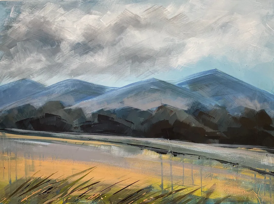 Immagine di Whisper di Helen Mount, dimensioni: 60 × 80 × 2 cm, medium: Painting