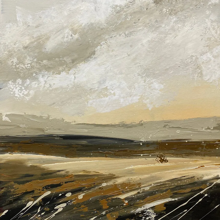 Immagine di Autumn Talks/4 di Helen Mount, dimensioni: 40 × 40 × 2 cm, medium: Painting