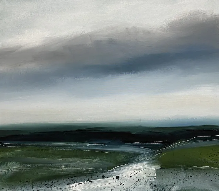 Imagen de New Stories/2 de Helen Mount, hecho de oil on canvas, medio Painting