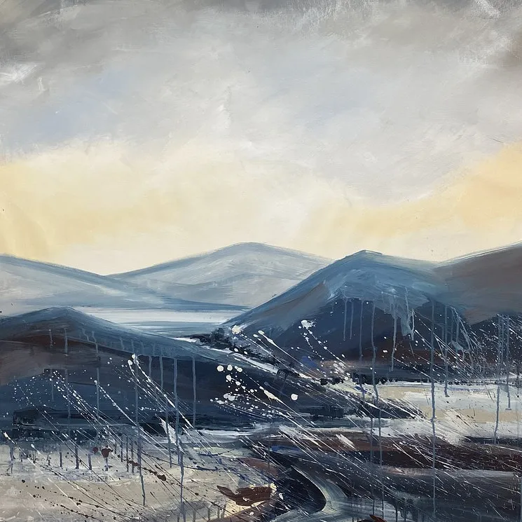 Imagen de Shades of Silence de Helen Mount, hecho de acrylic on canvas, medio Painting