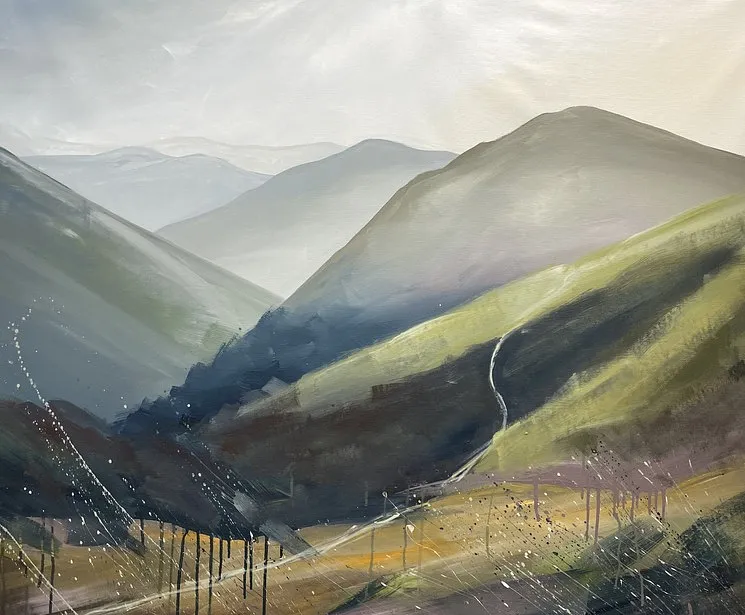 Bild von The Way Home von Helen Mount, Painting Medium