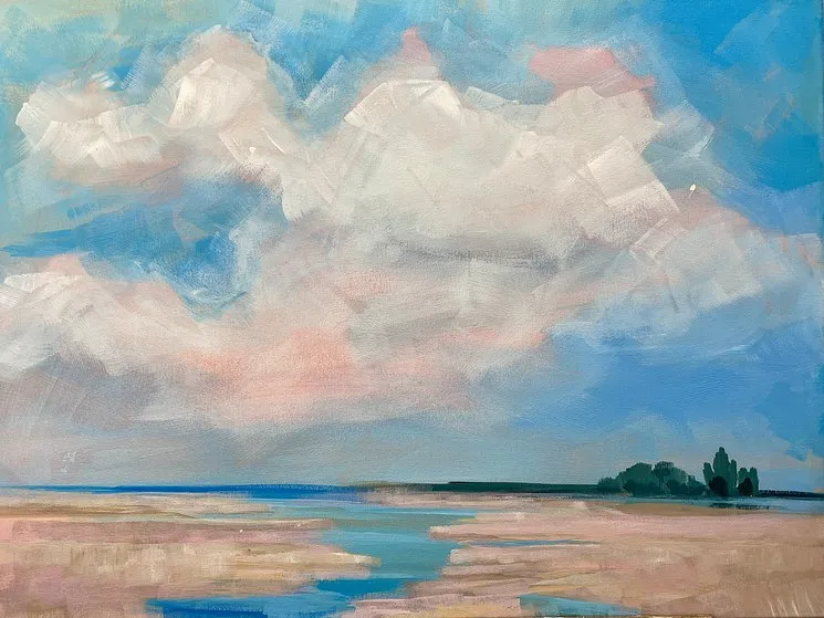 Imagen de Horizon of Hope de Helen Mount, hecho de oil on canvas, medio Painting
