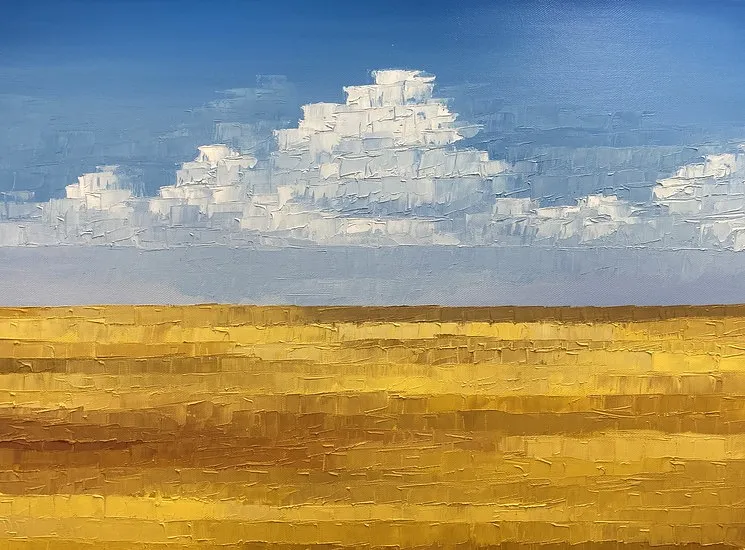 Immagine di Wheat Field di Helen Mount, medium: Painting