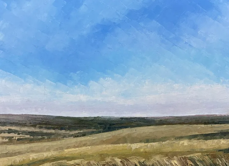Immagine di Donetsk Steppe di Helen Mount, medium: Painting